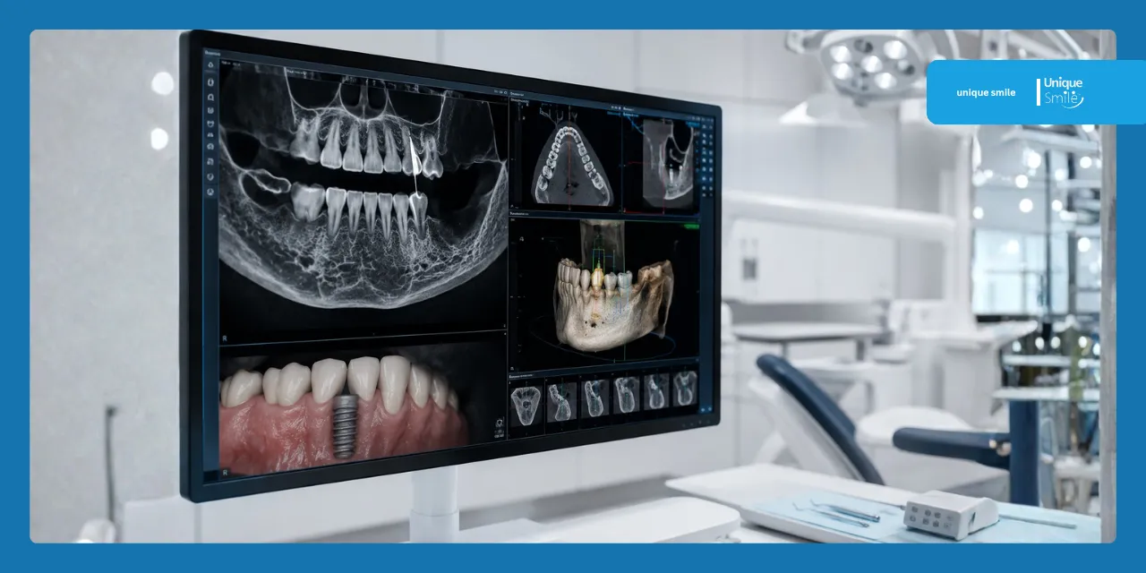 نمونه تصویربرداری CBCT فک بیمار